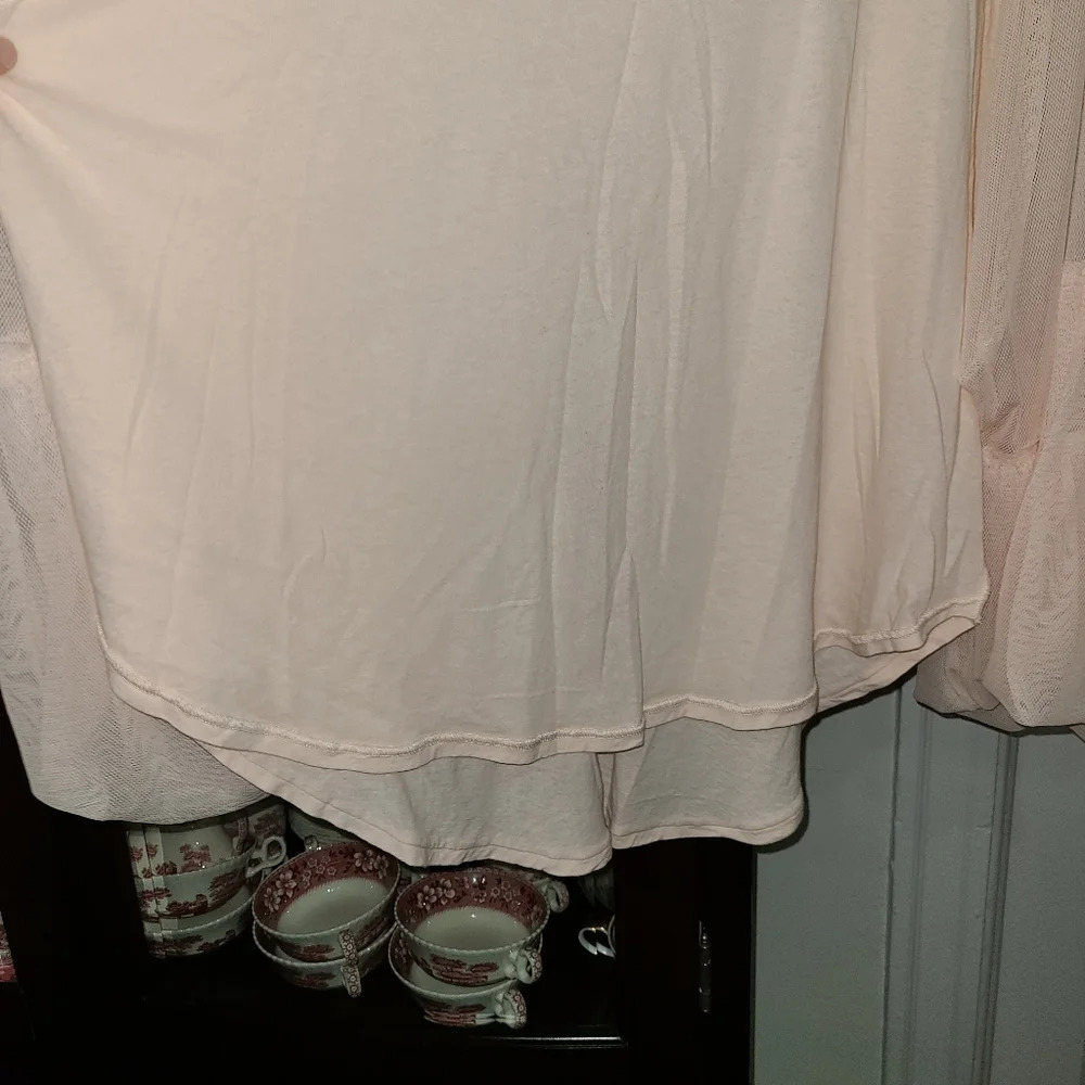 Free People Women's Still Got It Tee in Pink Flowy Girly Cottagecore Top Medium - Picture 4 of 9
